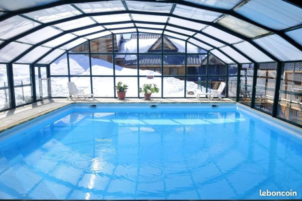 Saint Francois Longchamps Loc A La Montagne Avec Piscine Ete Hiver Vg23 Dış mekan fotoğraf